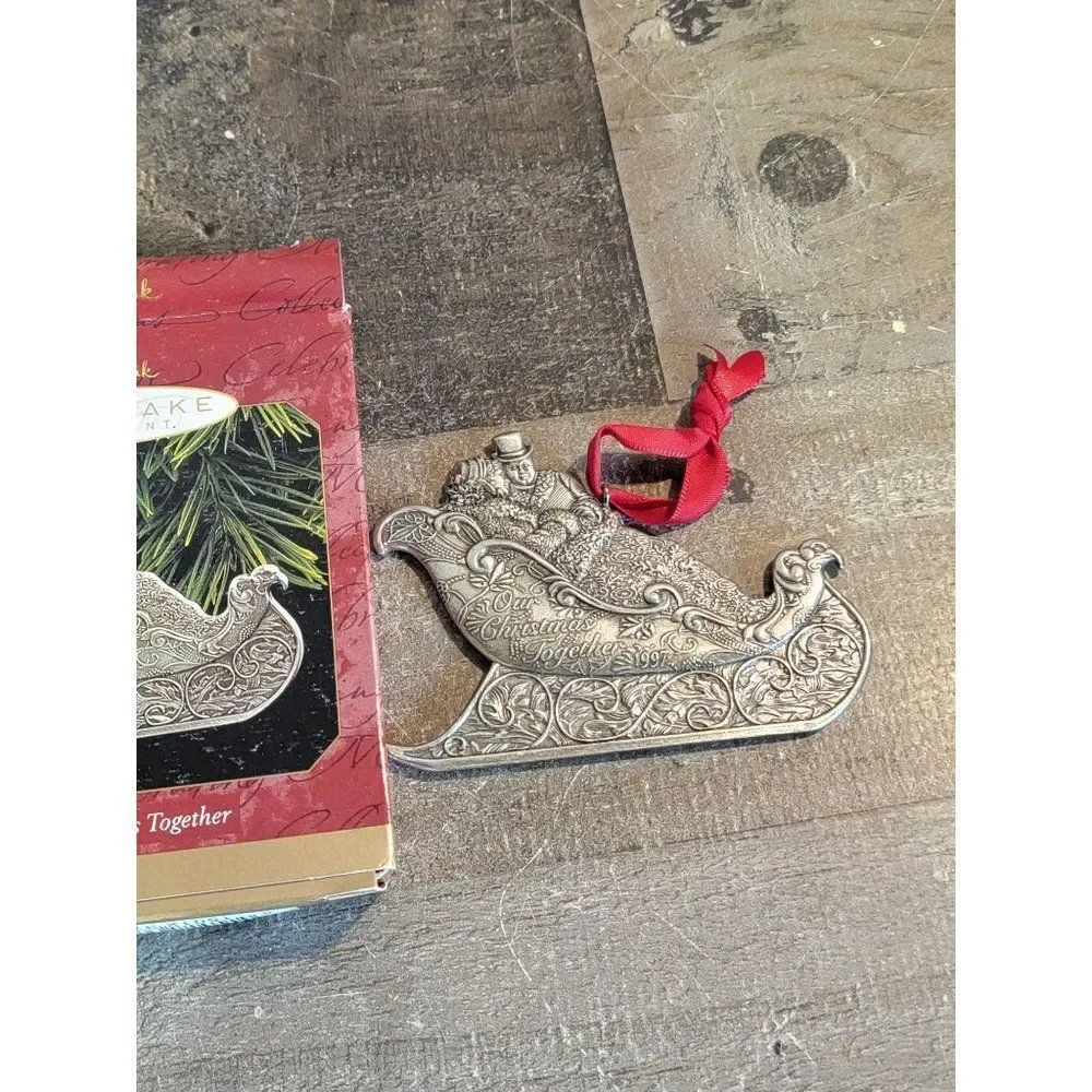 Hallmark our‎ Christmas together 1997 ornament Xmas decor